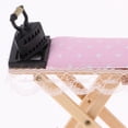 thumbnail image 3 of Muebles de Lavandería Modelo de de Planchar y Planchado Color Rosa Sunnimix Tablero de planchado de casa de muñecas, 3 of 8
