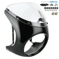thumbnail image 2 of Aramox Windshield Fairing, 7in Headlight Fairing Wind Deflector Windshield ABS Universal For Motorcycle, 2 of 8