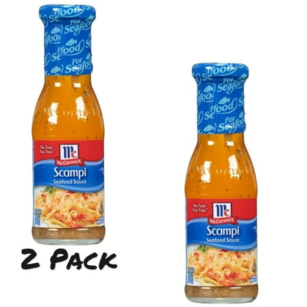 ( 2 Pack ) McCormick Golden Dipt Kosher Scampi Seafood Sauce, 7.5 oz