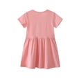 thumbnail image 2 of Emy Dola 2-7T Toddler Girls Cotton Dress Short Sleeve Cartoon Graphic A-Line Dresses for Little Kids - 1Pcs Floral, 2 of 6