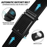 Fairwin Casual Nylon Ratchet Belts for Men, Waist 28-34