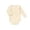 Light Yellow, variant on GobdXE Wrap Front Long Sleeve Ribbed Baby Solid Bodysuit Side Snap Soft Cotton Onesie Size: