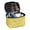 Lemons, variant on HELLHERO Top-Handle Cosmetic Bag Gifts for Mom Portable Travel Cosmetic Bags Double Zip Durable with Slip-in Pockets Watermelon