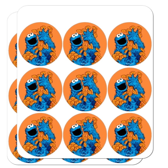 Sesame Street Vintage Cookie Monster Planner Calendar Scrapbooking Crafting Stickers
