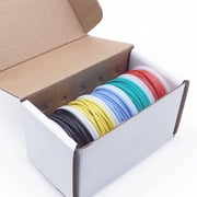 Treedix 5pcs 22AWG Wire Flexible Silicone Hookup Wire 22 Gauge Tinned Copper Jumper Wires Silicone Rubber Insulated 5 Color Cable …