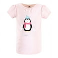 thumbnail image 4 of Hudson Baby Infant and Toddler Girl Short Sleeve T-Shirts, Girl Winter Animals, 3 Toddler, 4 of 7