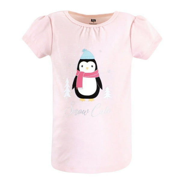 Hudson Baby Toddler Girl Short Sleeve T-Shirts, Ice Cream