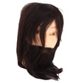 thumbnail image 2 of YAHHU Salon Male Mannequin Head with 100% Real Human Hair and Beard for Hairdressing Training, Professional Cutting, Braiding, and Styling Practice (9.8 inches / 25 cm Hair Length), 2 of 9