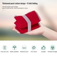 thumbnail image 4 of Almohadilla para sentarse, 2 piezas de espuma para asiento de senderismo, plegable, almohadilla de asiento impermeable para acampar con bolsas de almacenamiento, alfombrilla para sentarse de espuma, 4 of 6