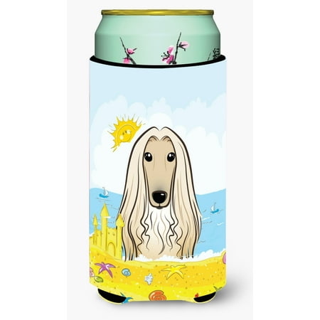 

Carolines Treasures BB2112TBC Afghan Hound Summer Beach Tall Boy beverage Insulator Hugger Tall Boy multicolor