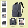thumbnail image 3 of DUKAP MOM-Pro Expandable Diaper Backpack – Grey, 3 of 6