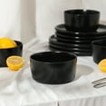 thumbnail image 2 of Stone Lain Eden 4-Piece Bowl Set Stoneware, Black, 2 of 6