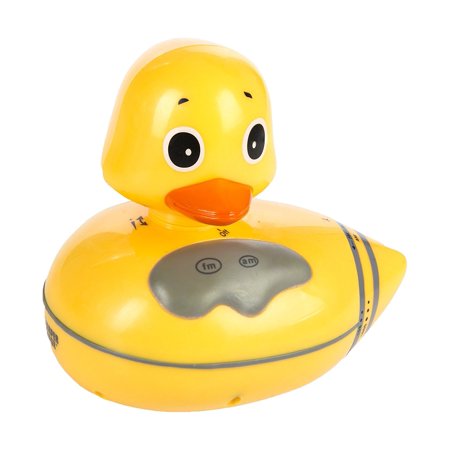 Sharper Image Floating Duck Bath Radio - FM and AM Radio - Waterproof - Easy to Use and Clean - 5.6 Inches x 5.25