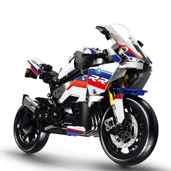Mechanical Motorcycle Model Building Kits, Collectible Vehicle Assembly Toy Gift Motorbike Model to Build for Adults and Kids, Compatible with Lego