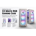 thumbnail image 6 of ViprTech Rebel 4.0 Gaming PC - AMD Ryzen 7 (4.1GHz), RTX 4060 8GB, 16GB DDR4, 1TB SSD, Desktop White, 6 of 7