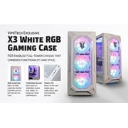 ViprTech Rebel 4.0 Gaming PC - AMD Ryzen 7 (4.1GHz), RTX 4060 8GB, 16GB DDR4, 1TB SSD, Arctic White