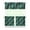 Green Cannabis Funny, variant on Kitchen Curtain Set of 3, 27.5x24in Bamboo and Maple Leaf Pattern Polyester Drapes, Ideal for Window Treatment in Small Bathroom, Farmhouse, or Laundry Room Interior