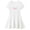 White-e51, variant on Mnyotv Short Sleeve Summer Dresses for Girls Casual Bow Printed A-Line Dress Kids Girl Summer Outfits Size 2-3Y
