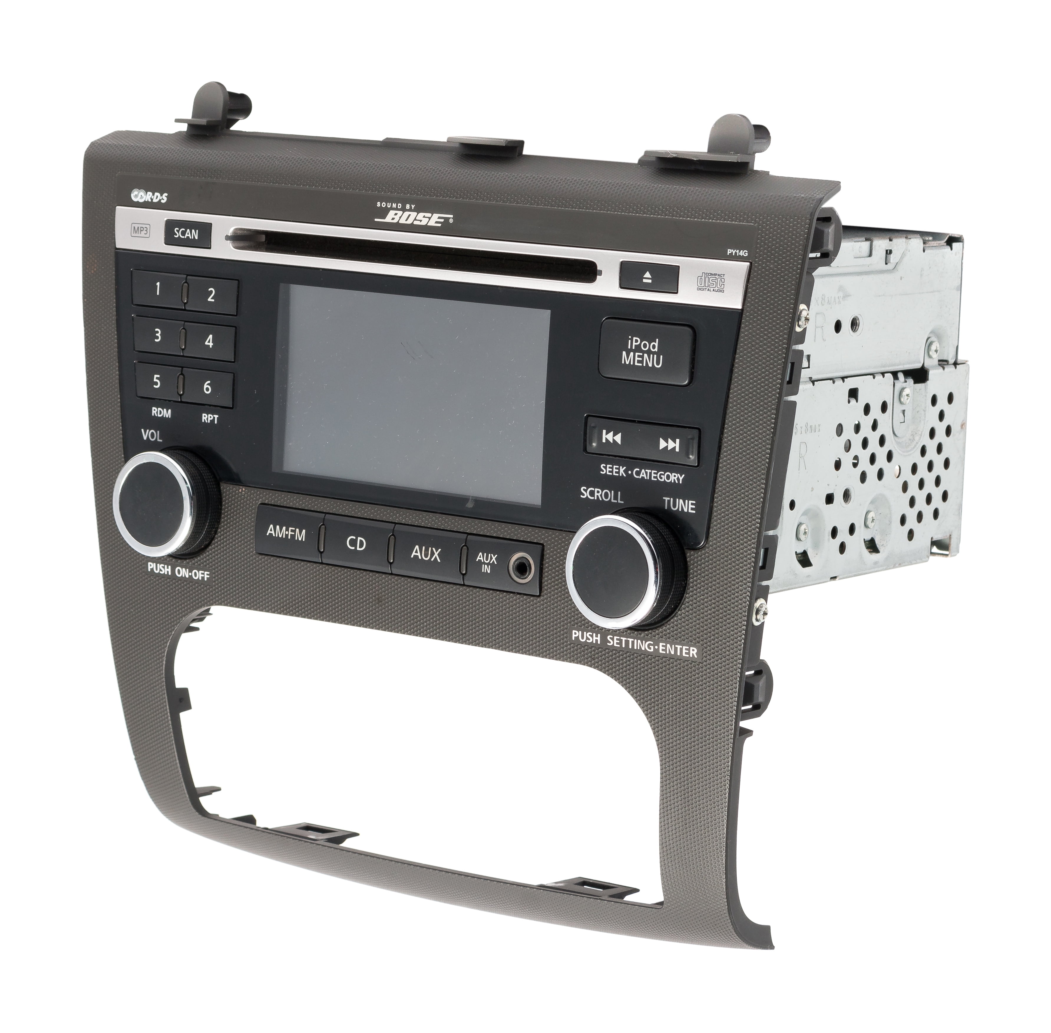 Restored 20102013 Nissan Altima AM FM Radio Single Disc CD w AUX Player 281852X00B PY14G (Refurbished)