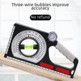 thumbnail image 3 of Cassilo Slope Angle Measuring Tool for Engineering & Home Improvement - Non-Magnetic Black Model, Efficient & Accurate Inclinometer for Construction Projects, Reliable Durable Level Gauge by Trusted, 3 of 6