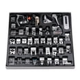 thumbnail image 1 of Zootealy 42 Pcs Sewing Machine Presser Feet Set, Professional Sewing Crafting Presser Foot Feet for Janome Brother Singer Sewing Machine Parts & Accessories, Blind Stitch Darning Presser Feet Kit, 1 of 6