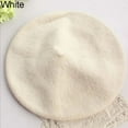 thumbnail image 2 of Zhaomeidaxi Wool warm beret ladies classic pure color sweet cold-proof fashion French beret wool felt Women Cap Gift Casual, 2 of 3