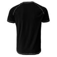 thumbnail image 3 of Aloohaidyvio Dress Shirts for Men Big and Tall,Mens Short-sleeved Round Neck Button Solid Top Sports Daily Tops Blouse, Shirts for Men, 3 of 5