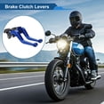 thumbnail image 2 of Palancas de freno y embrague largas únicas para Honda VFR1200/F 2010-2014, palanca de freno ajustable en 6 posiciones, aleación de aluminio, azul, 1 par, 2 of 6