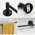 thumbnail image 2 of 18-inch Wall Mounted Towel Bar for Kitchen and Bathroom, Matte Black, by Fixsen, 2 of 8