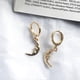thumbnail image 5 of Vinta Key Round D Drop Huggie Earrings Jewelry For Women Men Girls Boys, 5 of 5