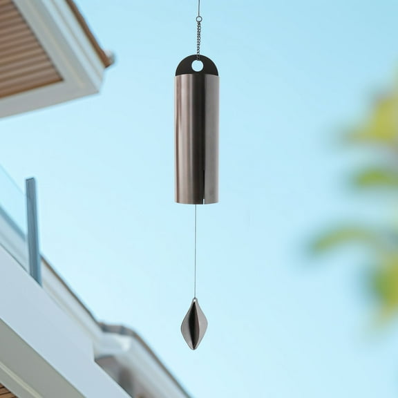 Deep Resonance Serenity Bell Wind Chimes, Premium Outdoor Wind Chime with Hand-Tuned Aluminum Tubes & Deep Tone, Large 28-Inch Weather-Resistant Patio and Garden Decor for Relaxation, Meditation Spac