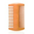 thumbnail image 1 of Peine de masaje de madera de doble cara, 2 uds., dientes finos y gruesos antiestáticos para cabello, bigotes, sándalo, sin peines estáticos, 1 of 5