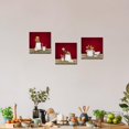 thumbnail image 2 of Kitchen Wall Art Decor Vintage Kitchenware Painting Picture Dining Room Restaurant Bar Decoration (Red), 2 of 5