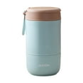 thumbnail image 1 of MesaSe FeiraDeVaidade Stainless Steel Double Layer Soup Cup Cereal On The Go Cup Breakfast Cup With Lid And Spoon Food Container Pot, 1 of 7