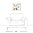 thumbnail image 3 of Creative Products Eat Sleep Play Sports 16x16 Canvas Wall Art, 3 of 5