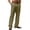 Army Green_008, variant on Mens Wide Leg Dress Pants Relaxed Fit Fashion Vintage Work Trousers Cotton Linen Pleated Baggy Lined Slacks White L