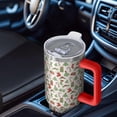 thumbnail image 6 of Green and Red Christmas Pattern Tumbler with Handle and Lid,40oz Double Wall Vacuum Insulated Tumbler,Cups Gift for Women and Men, 6 of 7