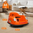 thumbnail image 3 of Historyli Powered Ride-Ons, 12V Bumper Car,Electric Toy Ride on Battery Car with Parent Remote Control,360 Degree Spin,2-Speed,Music & LED Lights,Orange, 3 of 7