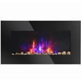 thumbnail image 3 of 7 Color Background Light Wall Fireplace,Electric Wall-Mounted Fireplace with Flame Effect, 3 of 5
