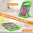 thumbnail image 2 of Dteck Case for Lenovo Tab One 8.7 Inch Tablet 2025 (TB305FU), Kids Friendly EVA Handle Soft Silicone Adjustable Stand Cover for Lenovo Tab K9 Tablet 8.7 inch Tablets, Green, 2 of 7