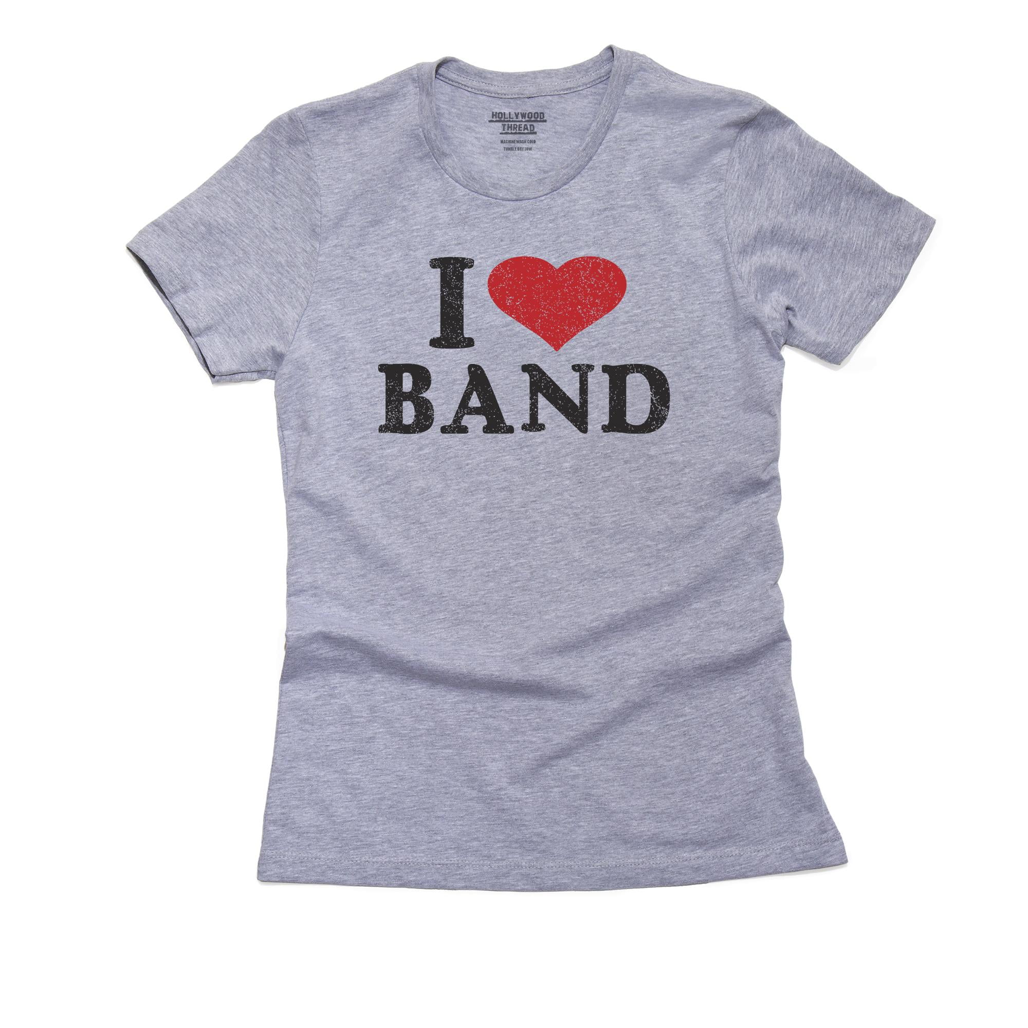 Simple I Love Heart Band Marching Band 