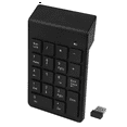thumbnail image 3 of 18 Keys Wireless USB Number Pad Keyboard with 2.4G Mini USB Numeric Receiver for Laptop Desktop PC Notebook, 3 of 5