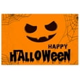 thumbnail image 1 of Awkward Styles Halloween Poster Wall Art Pumpkin Face Spiderweb Home Decor Prints, 1 of 3