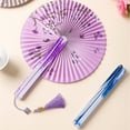 thumbnail image 5 of SDFGTstore Round Magnetic Folding Hand Fan Compactly Coolings Fans For Outdoor Game Christmas Decorations Festival Performances, 5 of 21