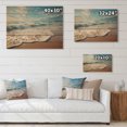 thumbnail image 4 of Designart "Scenic horizon Coastal Serenity V" Landscapes Print on Natural Pine Wood, 4 of 5