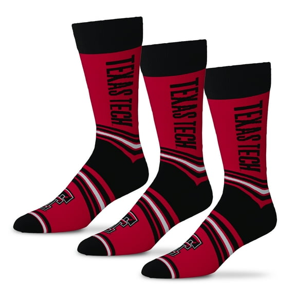 Unisex Starter  Red Texas Tech Red Raiders Rally Cry 3-Pack Socks Set