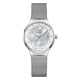thumbnail image 1 of Reloj Glock Precision para hombre con carcasa de acero plateado y malla plateada, 1 of 1