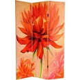 thumbnail image 7 of Oriental Furniture 6 ft. Tall Poppies and Sunflowers Canvas Screen - 3 Panel, 7 of 7