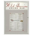 thumbnail image 3 of AARCO Products MSC3624H Main Street Style Indoor-Outdoor Enclosed Bulletin Board With Header, 3 of 3