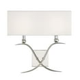 thumbnail image 2 of Savoy House Payton 16" 2-Light Transitional Metal Sconce in Polished Nickel, 2 of 6